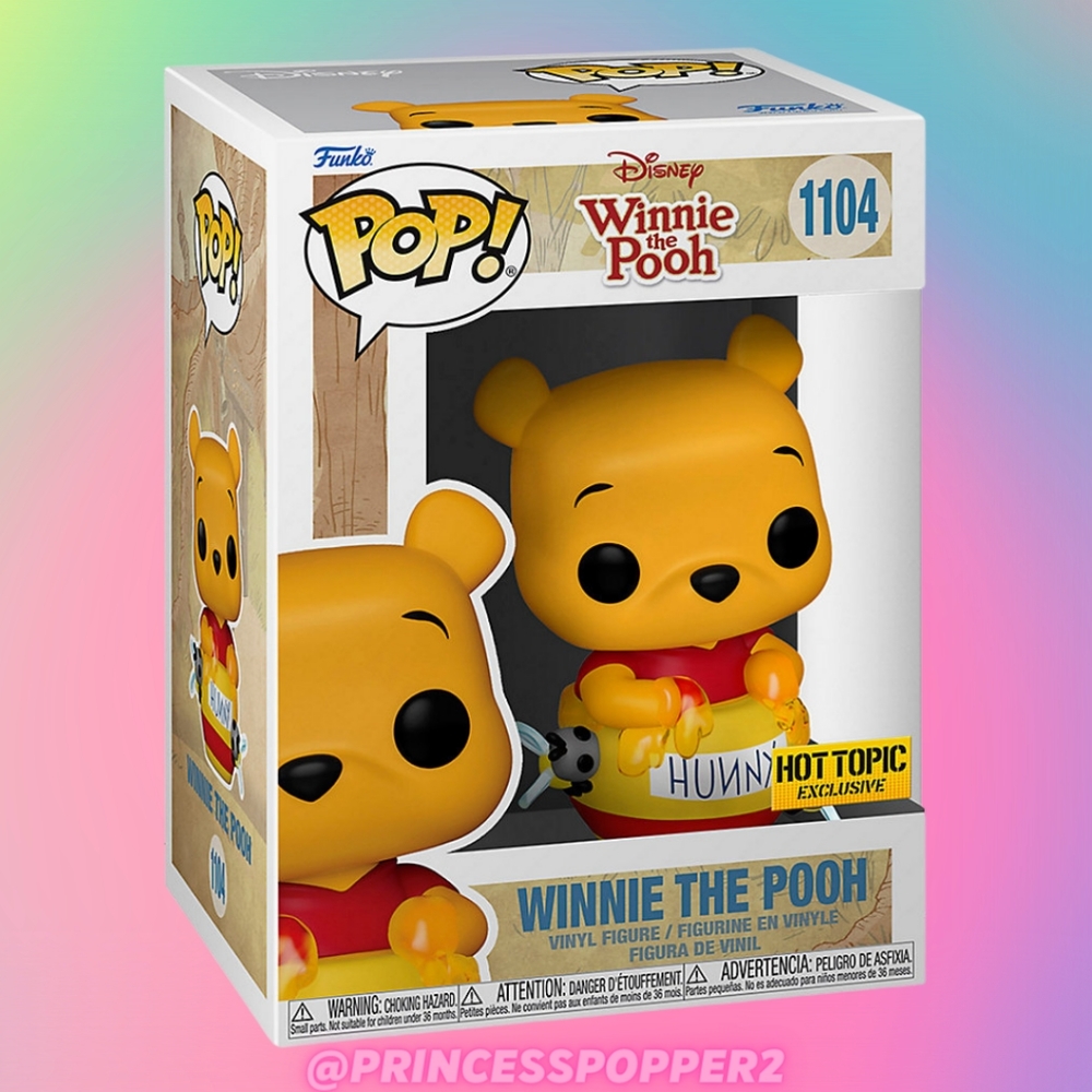 Funko Disney Winnie The Pooh Pop! Winnie The Pooh Vinyl Figure Hot Topic… - Picture 2 of 8